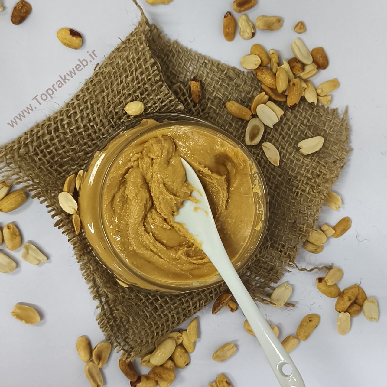 کره بادام زمینی ساده 